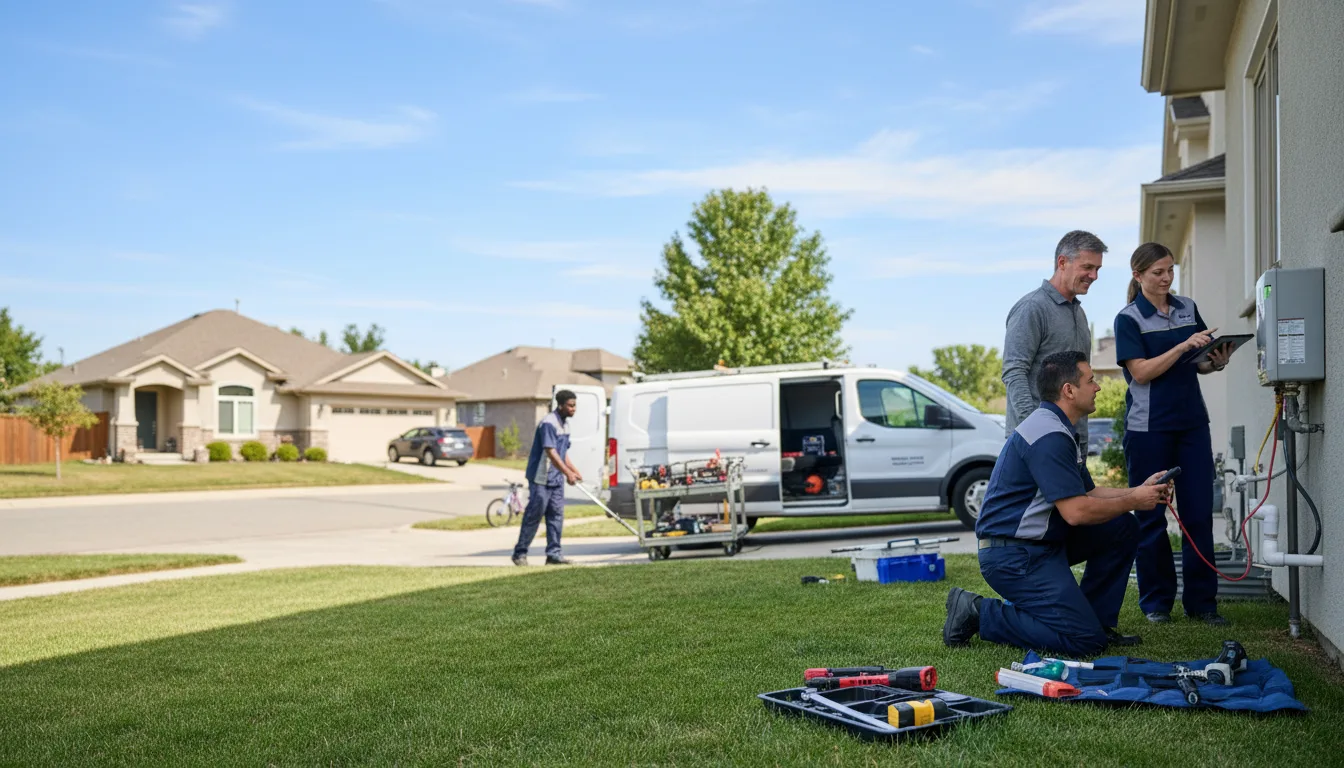 Tankless water heater service in Page, NE